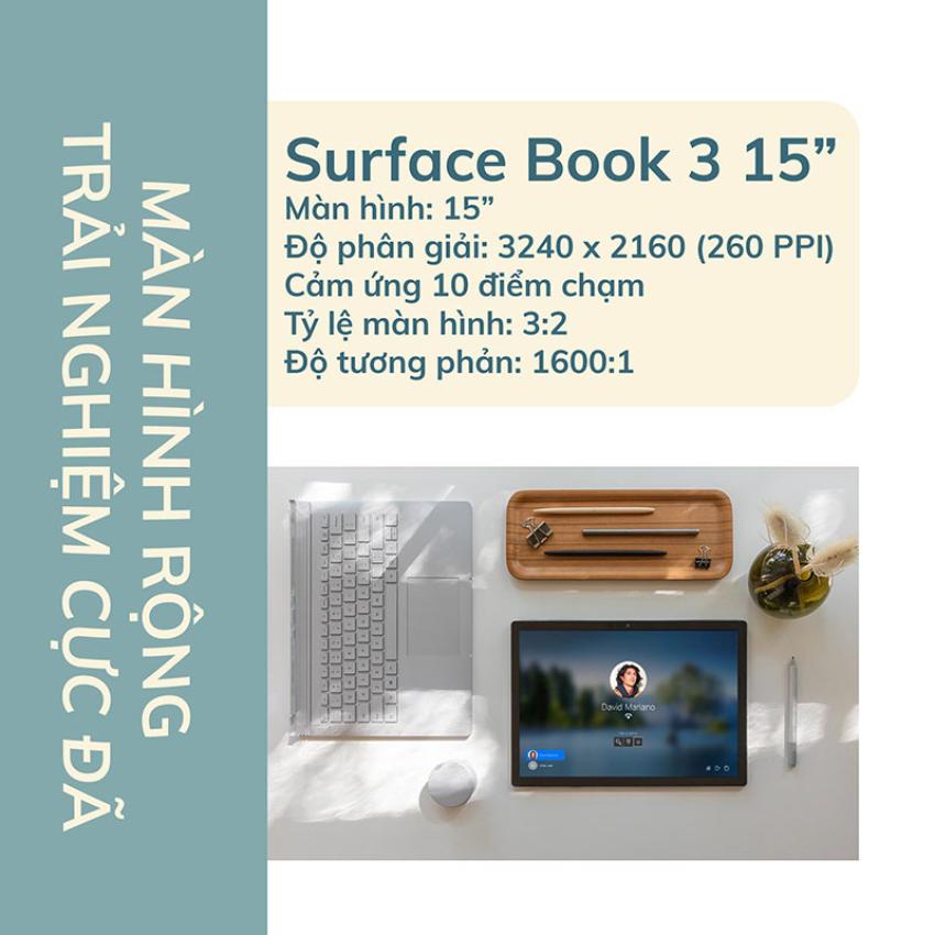 Surface Book 3 | Core i7 / RAM 16GB / SSD 256GB | 15"