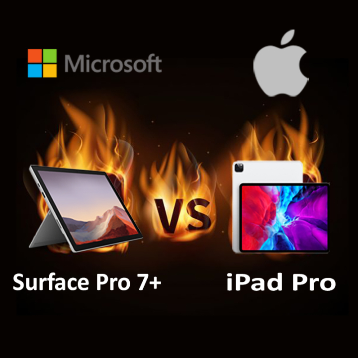 So kè Microsoft Surface Pro 7 Plus với Apple iPad Pro