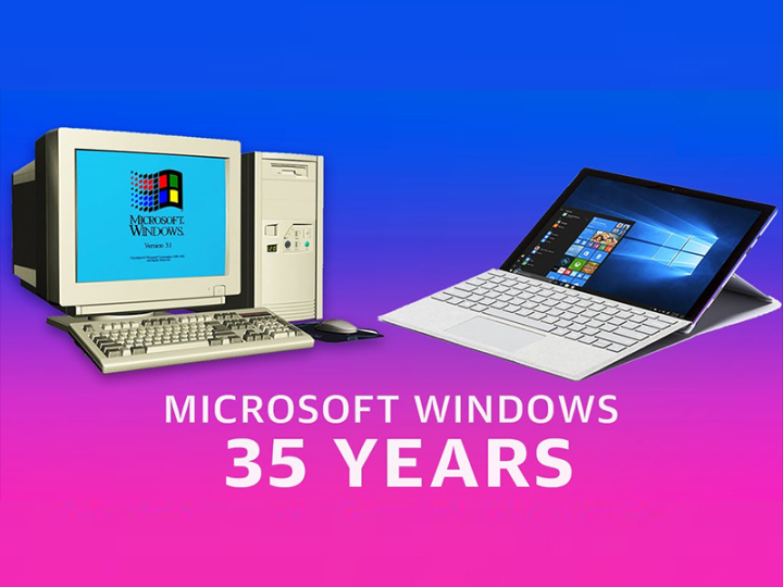 Windows được 35 tuổi: Hệ điều hành được Microsoft phát triển và trở nên phổ biến trên PC