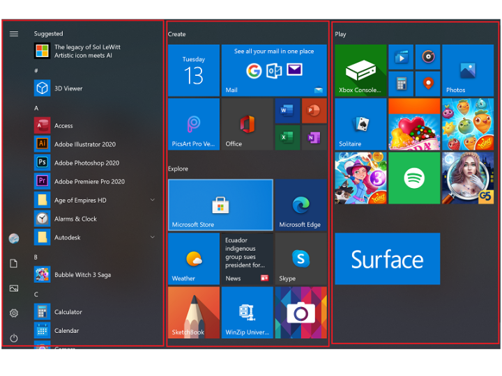 Cách điều chỉnh menu Start của Windows 10 theo ý bạn
