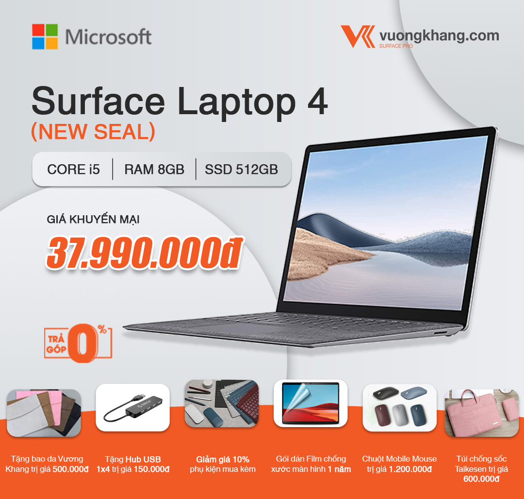 Surface Laptop 4 - Core i5 / RAM 8GB / SSD 512GB