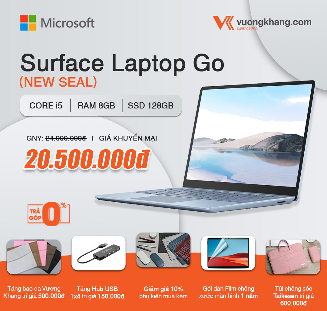 Surface Laptop Go - Core i5 / RAM 8GB / SSD 128GB