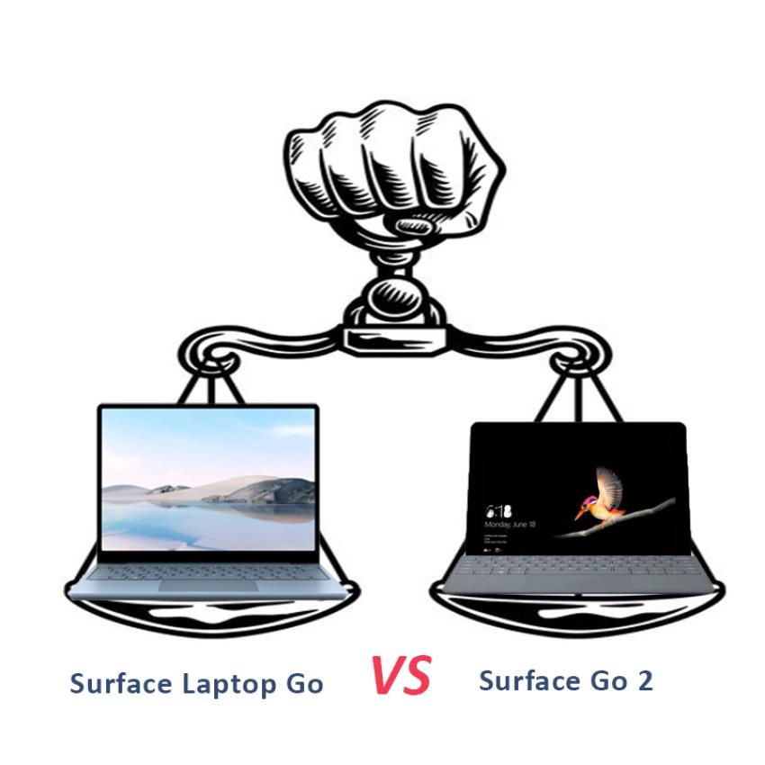Surface Laptop Go và Surface Go 2 là hai dòng máy giá rẻ của Microsoft, phù hợp cho những người có mức thu nhập trung bình