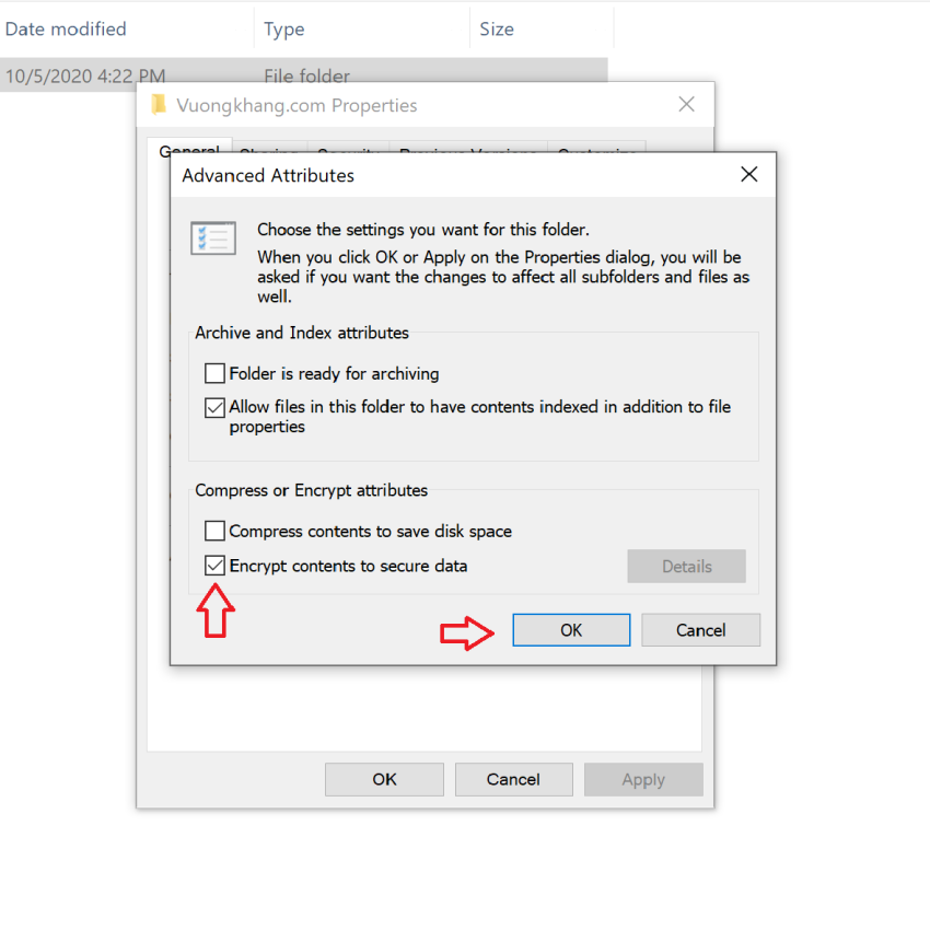 Cách đặt mật khẩu bảo vệ thư mục hoặc tệp trong Windows 10