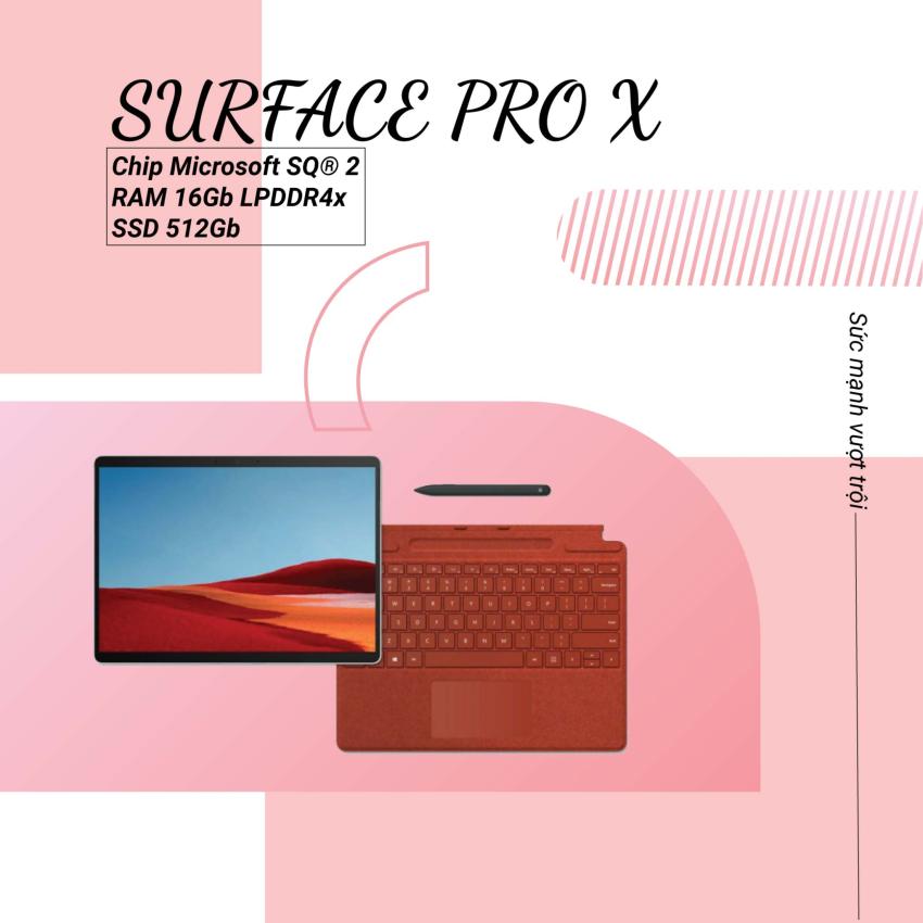 Surface Pro X - SQ 2 / Ram 16GB / SSD 512GB