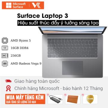Surface Laptop 3 15-inch | AMD Ryzen 5 | RAM 16GB | SSD 256GB