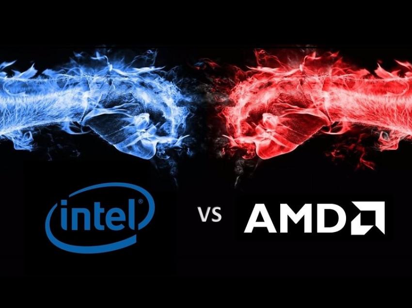 Intel và AMD là 2 cái tên nổi bật trong lĩnh vực sản xuất chip laptop, điện thoại.