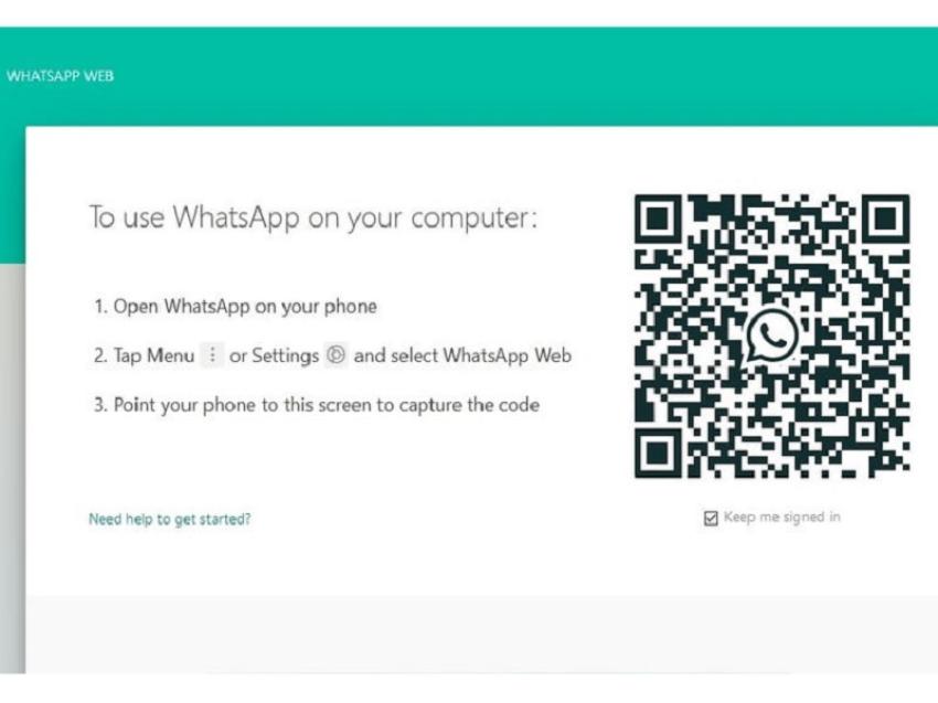 Mã QR trên WhatsApp Web.