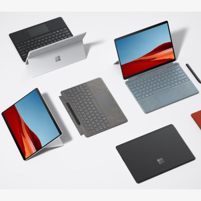Surface Pro X 2020 có nhiều màu sắc tùy chọn.