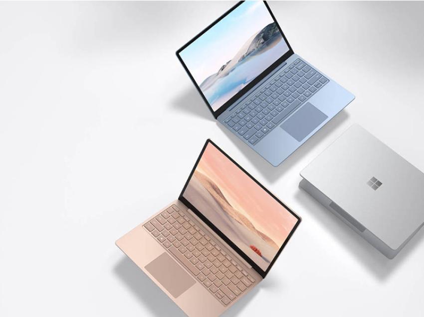 Surface laptop Go là sản phẩm nổi bật của Microsoft trong năm nay.