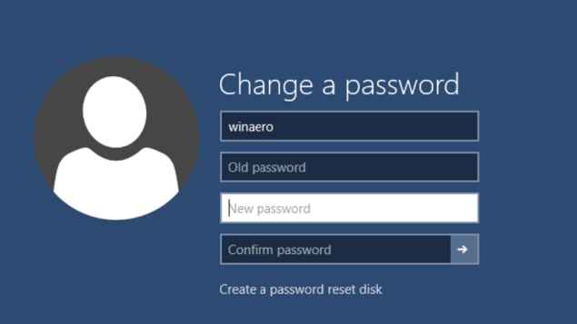Thay đổi hoặc cài đặt lại mật khẩu trên Windows 10